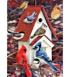 Puzzle Cobble Hill Ninho de pássaros de inverno 1000 peça