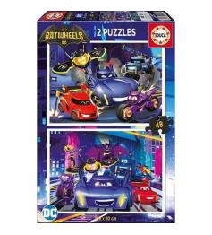 Puzzle Educa Batwheels de 2 x 48 Peças