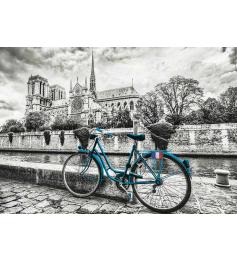 Puzzle Educa bicicleta perto de Notre Dame 500 peças