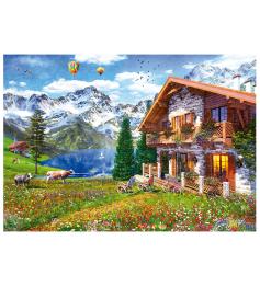Puzzle Educa Casa nos Alpes de 4000 Peças