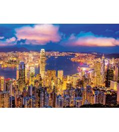 Puzzle Educa Hong Kong Efeito Neon 1000 Peças