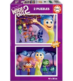 Puzzle Educa Inside Out 2 de 2 x 100 peças