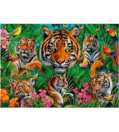 Puzzle Educa Selva de Tigre de 500 peças