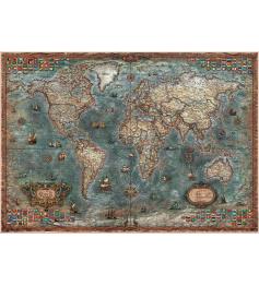 Puzzle Educa Mapa Mundial Histórico de 8000 Peças
