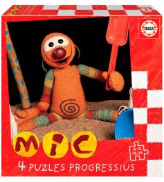 Puzzle progressivo Educa Mic 6+9+12+16 peças