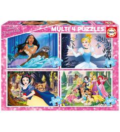Puzzle Educa Disney Princesas Multi Progressivo 50+80+100+150 p