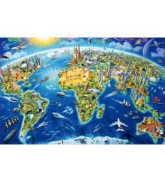 Puzzle Educa Símbolos do Mundo (peças em miniatura) 1000 peças