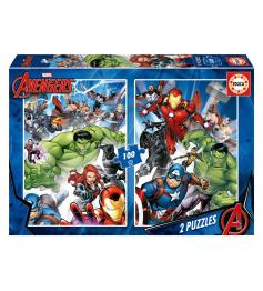Puzzle Educa Avengers de 2 x 100 peças