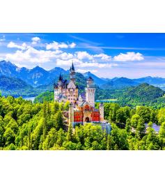 Puzzle Enjoy do Castelo de Neuschwanstein no verão de