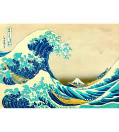 Puzzle Enjoy a grande onda de Kanagawa 1000 peças
