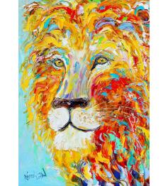 Puzzle Enjoy de leão colorido 1000 peças