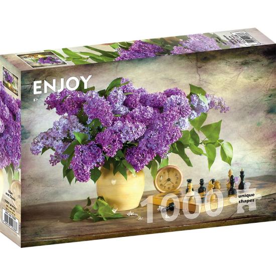 Comprar Puzzle Enjoy de Lilas e Xadrez de 1000 Pzs - Enjoy-1338