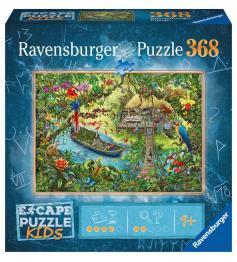 Puzzle Escape Kids Ravensburger Selva de 368 peças