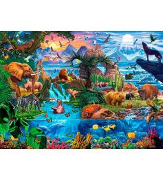 Puzzle Eurographics Animais do Mundo 5000 Peças