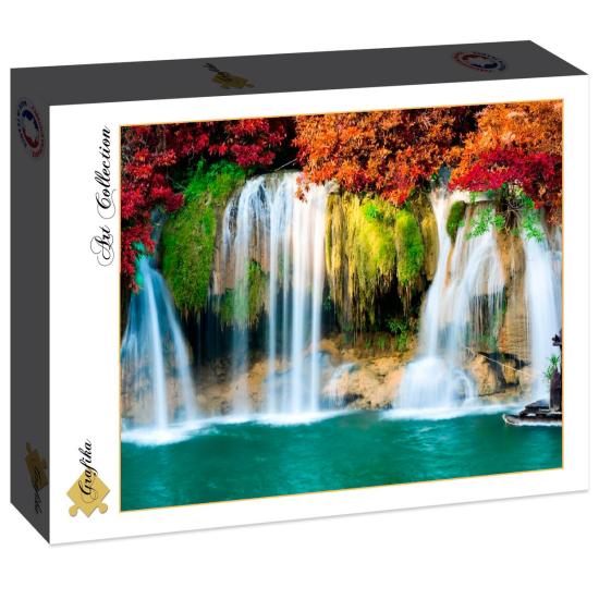 Puzzle 1000 peças CASCATA NA FLORESTA Educa -  - A loja de puzzles  online