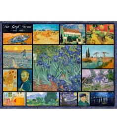 Puzzle Grafika Colagem  Vincent Van Gogh de 2000 Pçs