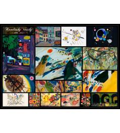 Colagem de Puzzle Grafika de Wassily Kandinsky de 1000 pe