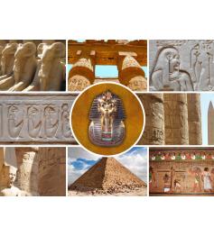 Puzzle Grafika Colagem Egípcia de 2000 Peças