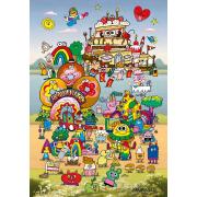 Puzzle Heye Com Jon Burgerman 500 peças