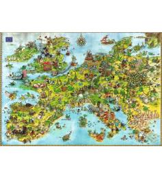 Puzzle Heye United Dragons of Europe 4000 peças