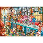 Puzzle Jumbo Mystery Trouble na Cervejaria 1000 Pcs