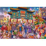 Puzzle Jumbo Original Ano Novo Chinês 1000 Peças