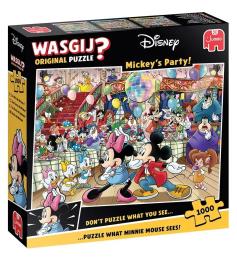 Puzzle Jumbo Original Festa do Mickey 1000 Peças Puzzle Jumbo Original Festa do Mickey 1000 Peças