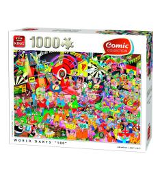 Puzzle King World of Darts 180 de 1000 peças