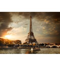 Puzzle Magnolia nuvens  sobre Paris de 1000 peças