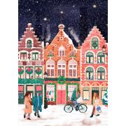 Puzzle Pieces and Peace Bruges no Natal de 1000 pçs