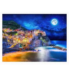 Puzzle Pintoo Noite Estrelada em Cinque Terre 1200 Peças