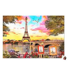 Puzzle Pintoo Sunset em Paris MINIATURA 368 Peças