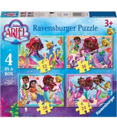 Puzzle Ravensburger Ariel Progressivo de 12+16+20+24 Pç