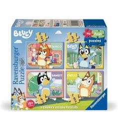 Puzzle Ravensburger Bluey Progressivo de 2+3+4+5 Pçs