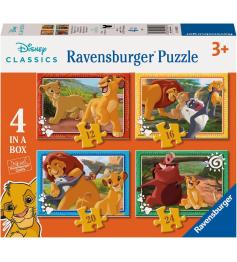 Puzzle Ravensburger The Lion King Progressivo de 12+16+20+24 Pç