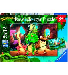 Puzzle Ravensburger Gigantossauro 2x12 peças