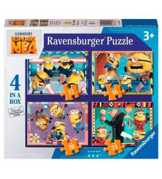 Puzzle Ravensburger Gru Progressivo de 12+16+20+24 Pçs