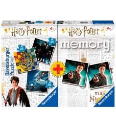 Puzzle Ravensburger Harry Potter 25+36+49 + Memória