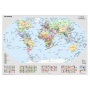 Puzzle de 1000 peças do mapa do mundo político Ravensburger