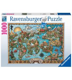 Puzzle Ravensburger Misterioso Atlantis 1000 Peças