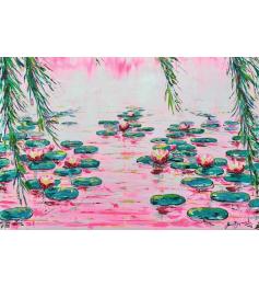 Puzzle Ravensburger Nenúfares cor-de-rosa de 4000 Peças