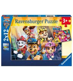 Puzzle Ravensburger Patrulha Canina de 2x12 peças