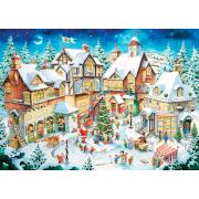 Puzzle Ravensburger Aldeia de Natal de 1000 Peças