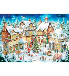 Puzzle Ravensburger Aldeia de Natal de 1000 Peças