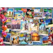 Puzzle Ravensburger Conselhos de viagens do mundo de 500 peças