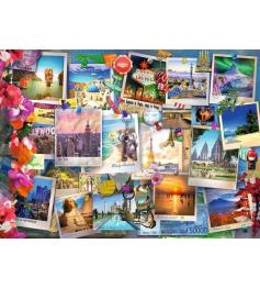 Puzzle Ravensburger Conselhos de viagens do mundo de 500 peças