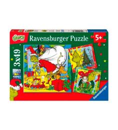 Puzzle Ravensburger The Grinch de 3x49 Peças