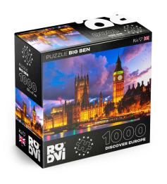 Puzzle Roovi Big Ben, Londres, Reino Unido de 1000 Peças