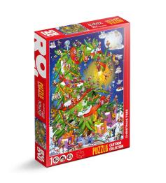 Puzzle Roovi Árvore de Natal de 1000 Peças