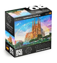 Puzzle Roovi Sagrada Familia, Barcelona de 1000 Peças